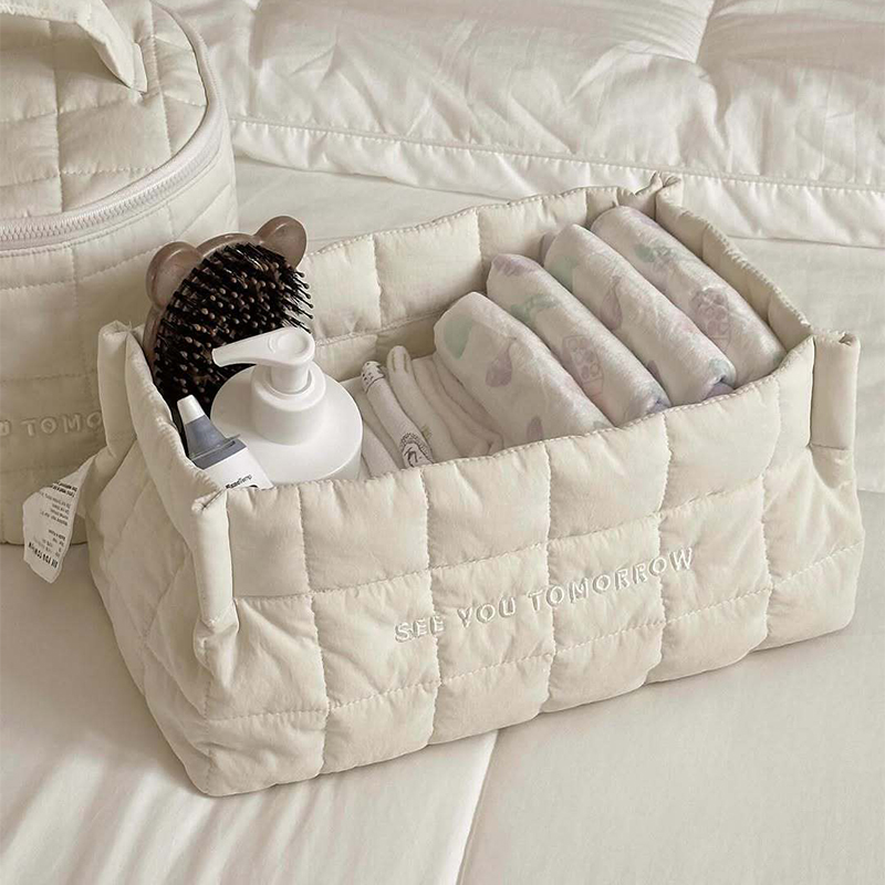 Diaper Caddy Organizer - Korean Style Baby Diaper Storage Bag