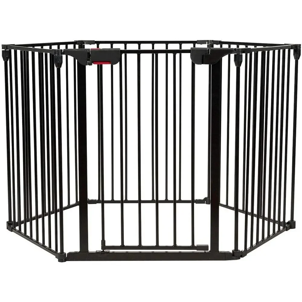 Baby Gate Extra Wide - 6-Panel Adjustable Extra Wide Baby and