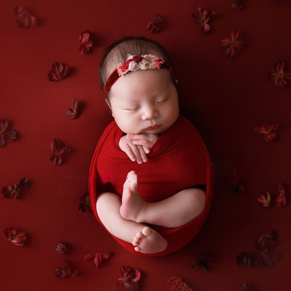 6pcs/Set Newborn Photography P - Baby Wrap Stretchy ulasan dan harga