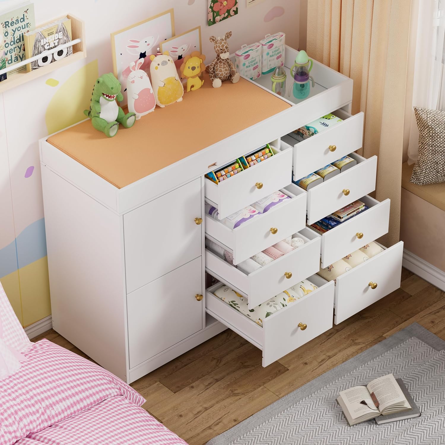 Changing Table Dresser, Baby C - Baby Nursery Dresser ulasan dan harga