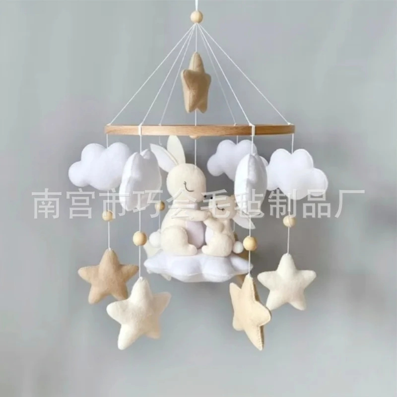Handmade Soft Felt Bunny Baby  - Baby Nursery Mobile ulasan dan harga