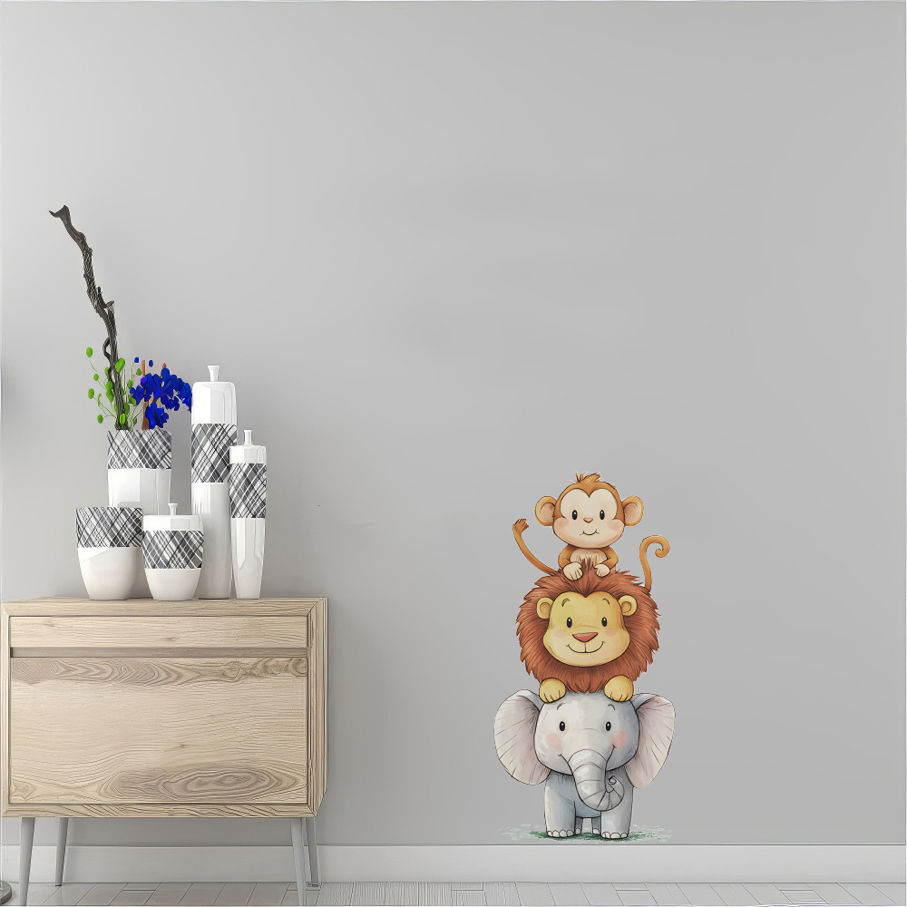 Cute Forest Animals Wall Stick - Baby Nursery Wall Stickers ulasan dan harga