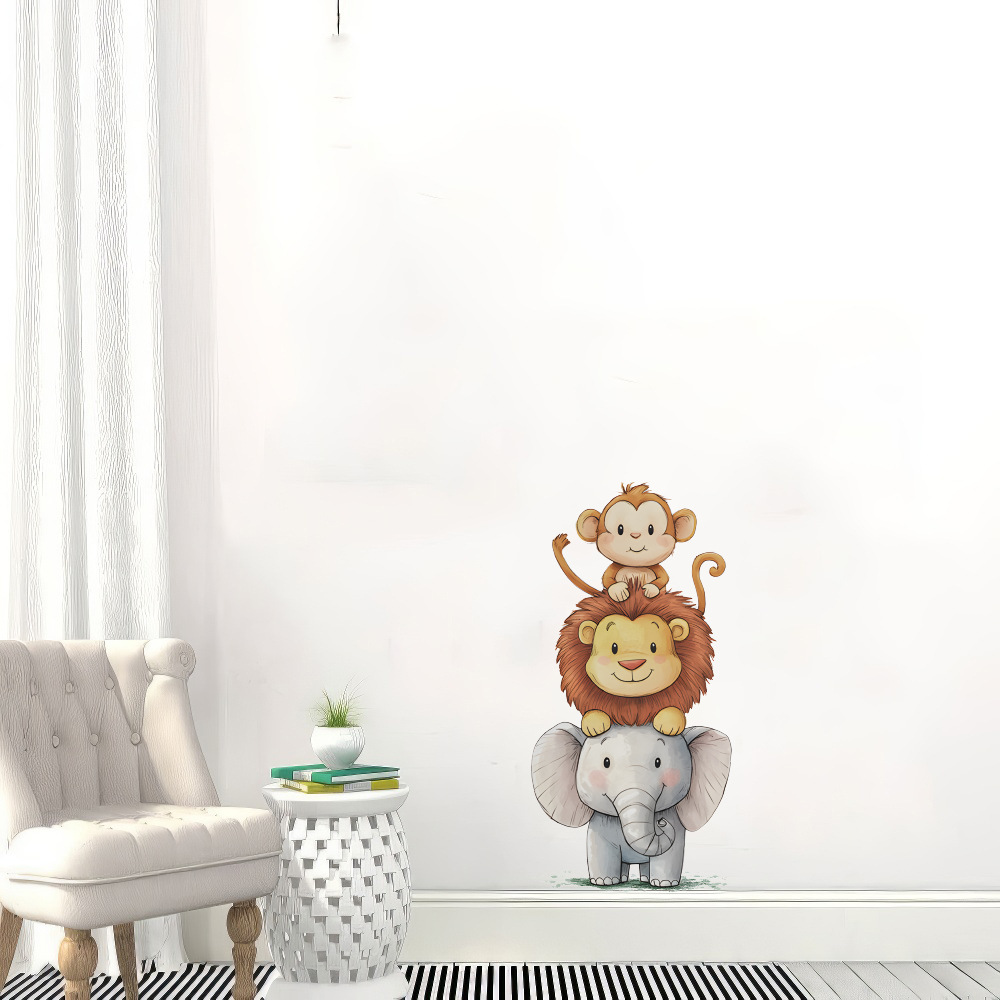Cute Forest Animals Wall Stick - Baby Nursery Wall Stickers ulasan dan harga