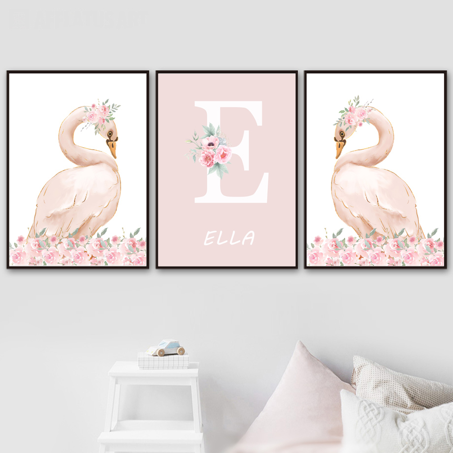 Pink Angel Girl Sun Moon Cloud - Baby Nursery Animal Prints ulasan dan harga