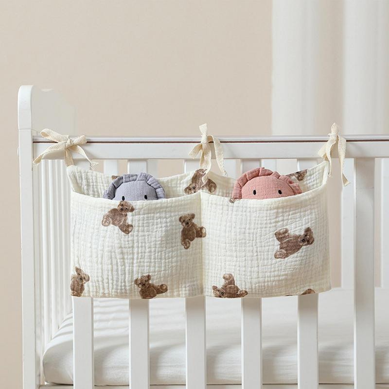 Baby Crib Organizer Cot Caddy  - Baby Nursery Animal Prints ulasan dan harga