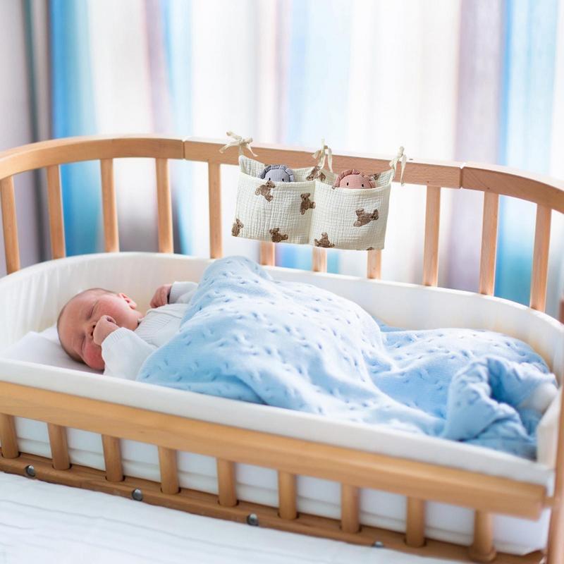 Baby Crib Organizer Cot Caddy  - Baby Nursery Animal Prints ulasan dan harga