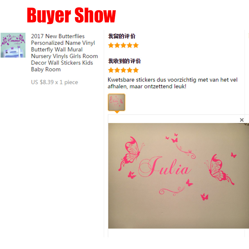 New Butterflies Personalized N - Baby Nursery Furniture ulasan dan harga