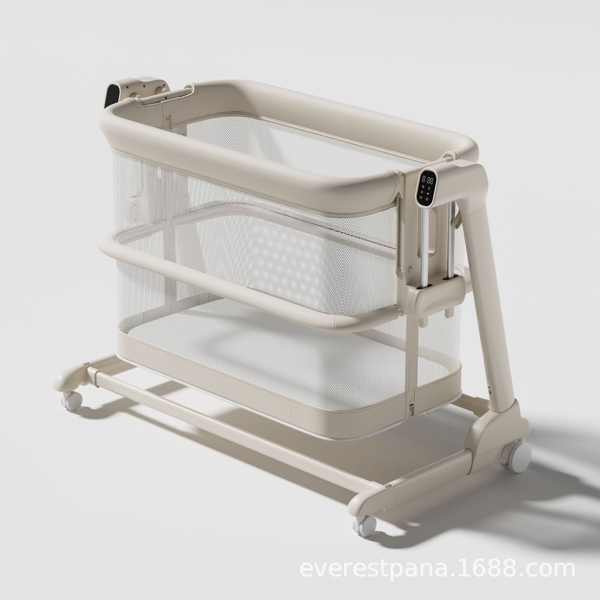 Electric Baby Crib Movable Mul - Baby Nursery With Queen Bed ulasan dan harga