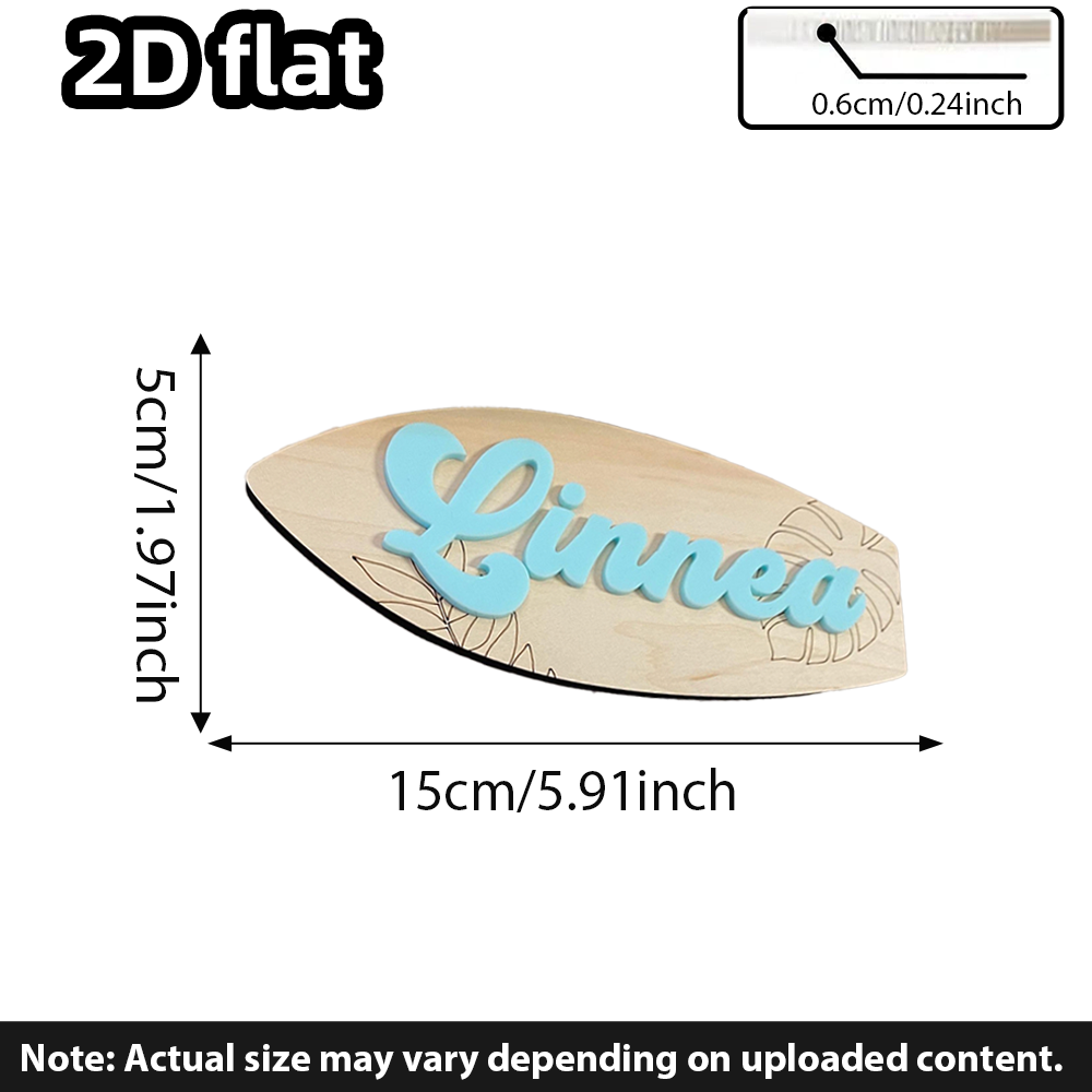 Surfboard Baby Name Signboard  - Baby Nursery Wall Decor ulasan dan harga