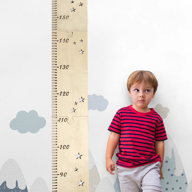 5 Sheets Nordic Wooden Kids He - Baby Nursery Wall Stickers ulasan dan harga