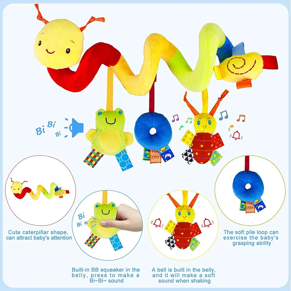 Spiral Stroller Toys Newborn P - Baby Nursery Mobile ulasan dan harga