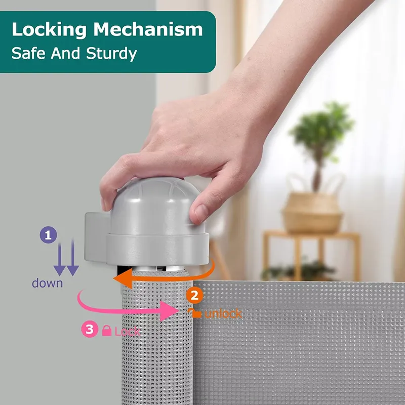 Hallways Use Mesh Safety Dog G - Baby Gate Extra Wide ulasan dan harga