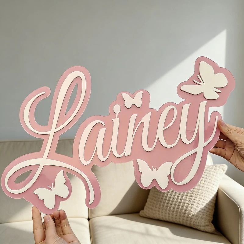 Personalized Baby Name Plaque, - Baby Nursery Wall Decor ulasan dan harga