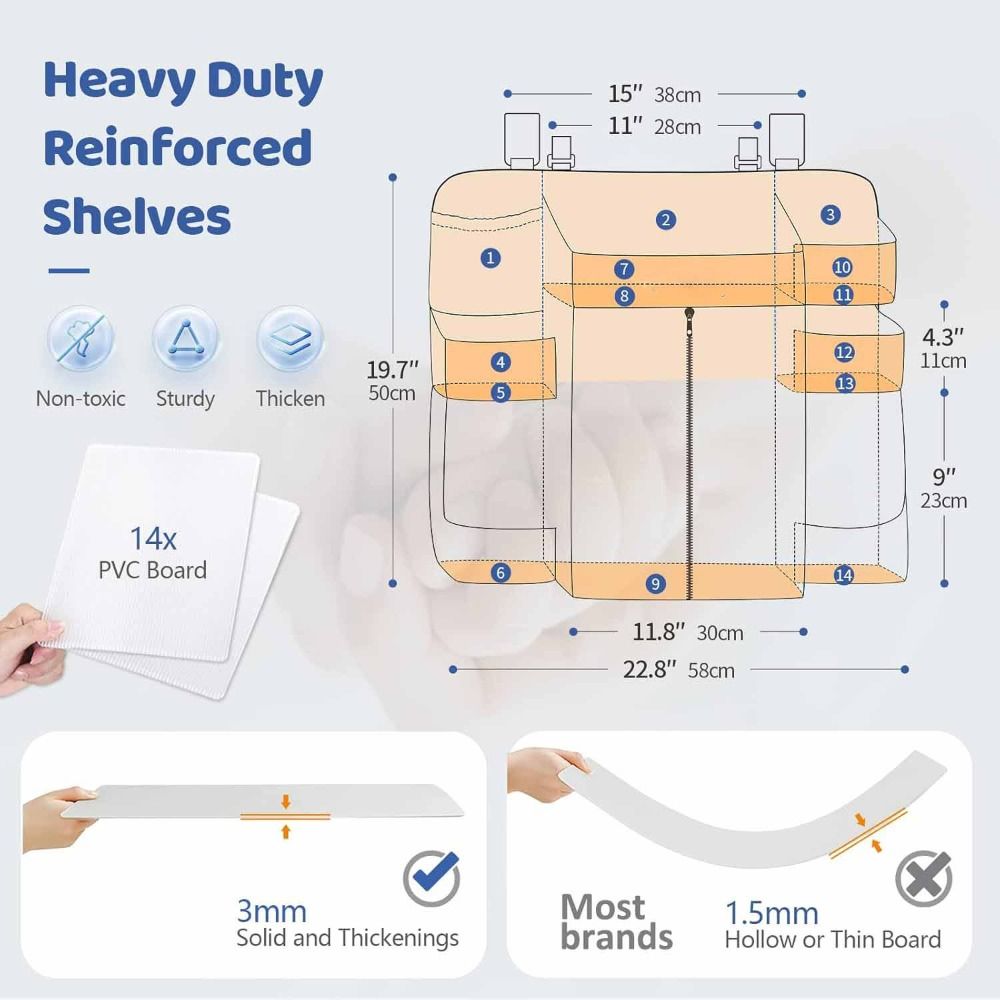 BPA Free Diaper Organizer Poly - Baby Nursery Dresser ulasan dan harga
