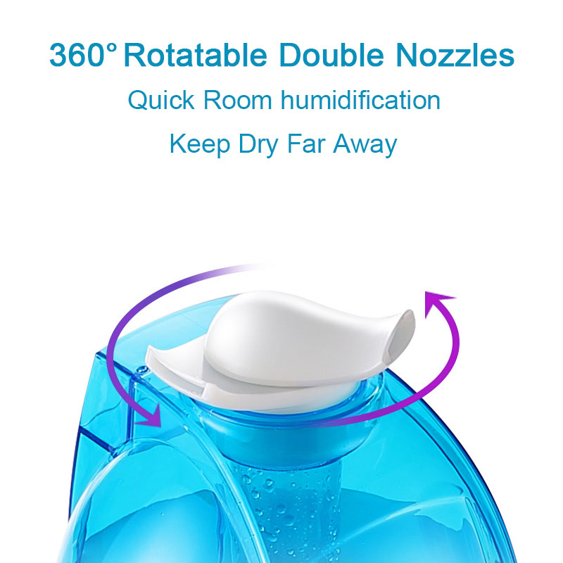 4000ML Home Air Humidifier Dua - Baby Nursery Humidifier ulasan dan harga