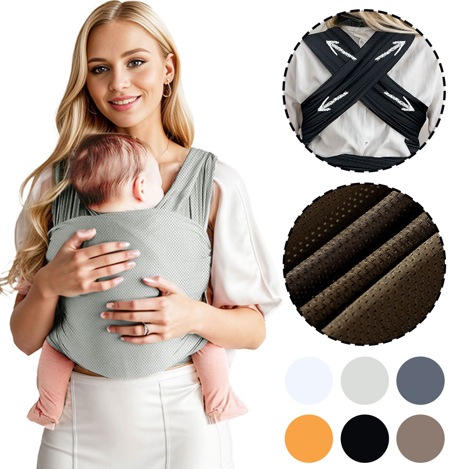 All in 1 Stretchy Baby Wrap El - Baby Wrap Stretchy ulasan dan harga
