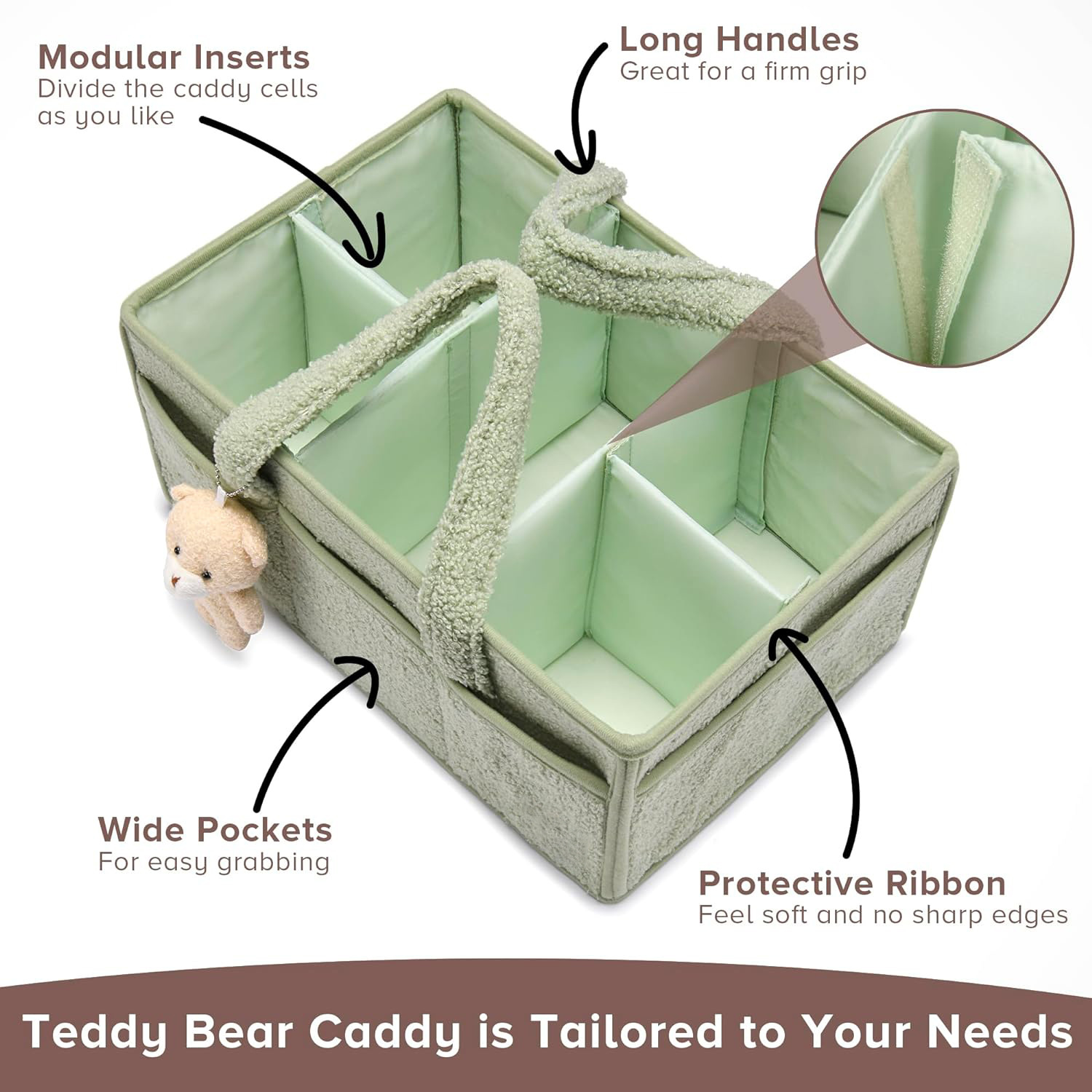 Baby Diaper Caddy Organizer wi - Diaper Caddy Organizer ulasan dan harga