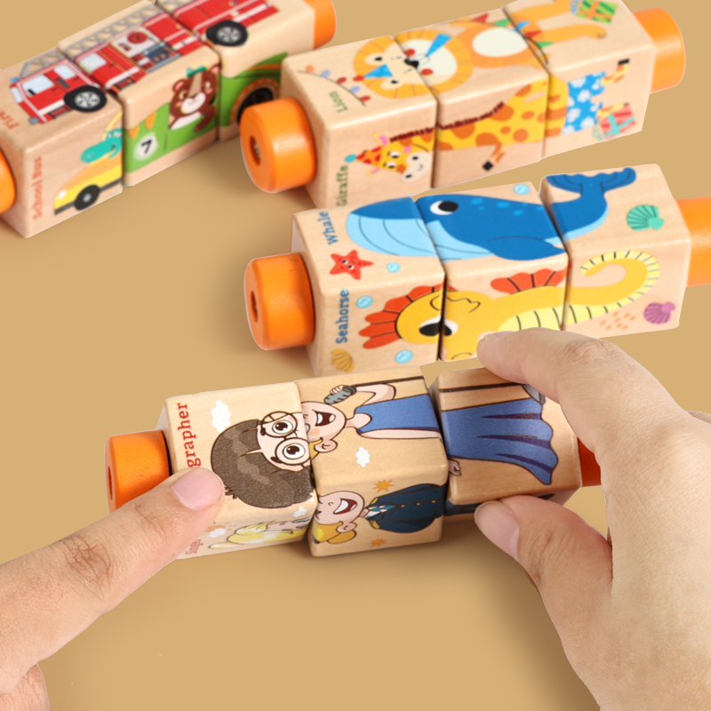 Baby Wooden Rotating Jigsaw Pu - Baby Nursery Mobile ulasan dan harga