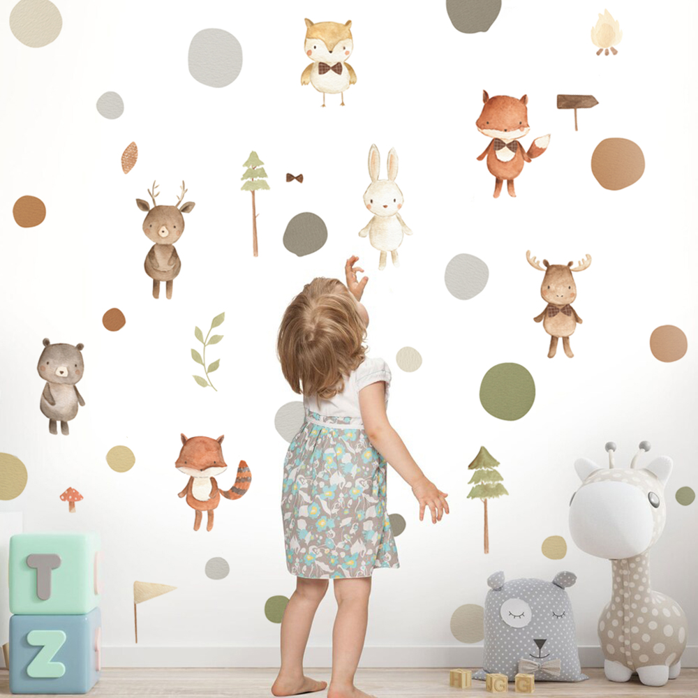 Cartoon Cute Fox Rabbit Animal - Baby Nursery Furniture ulasan dan harga
