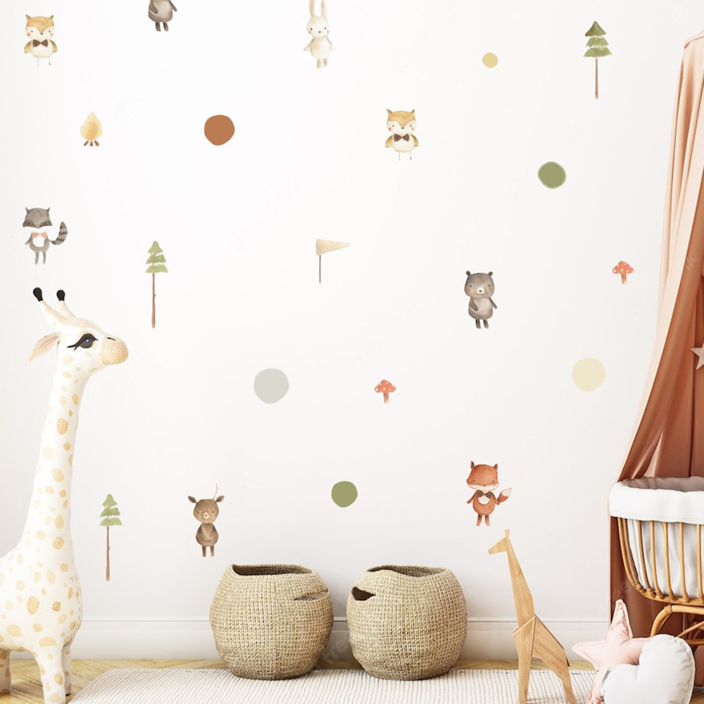 Cartoon Cute Fox Rabbit Animal - Baby Nursery Furniture ulasan dan harga