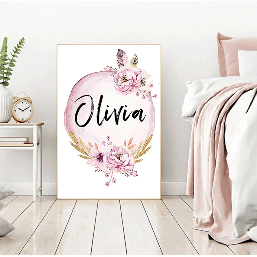 Art Nursery Prints Wall Painti - Baby Nursery Name Wall Art ulasan dan harga