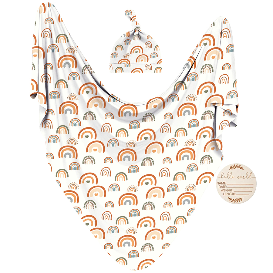 Baby Swaddle Receiving Blanket - Baby Nursery Animal Prints ulasan dan harga