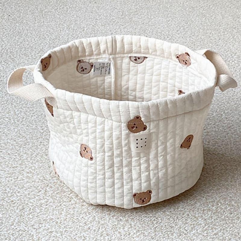 Cute Bear Embroidery Diaper Ba - Diaper Caddy Organizer ulasan dan harga