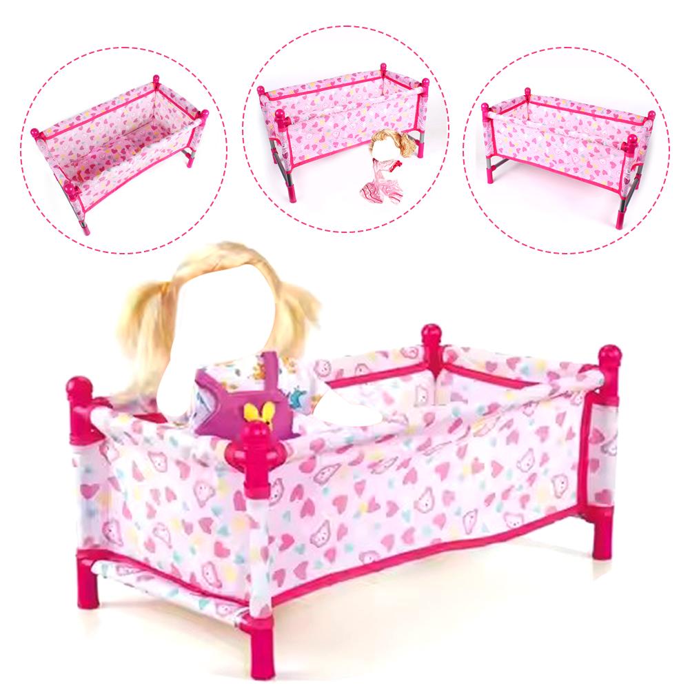 Toy Bed Simulation Baby Doll B - Baby Nursery Furniture ulasan dan harga
