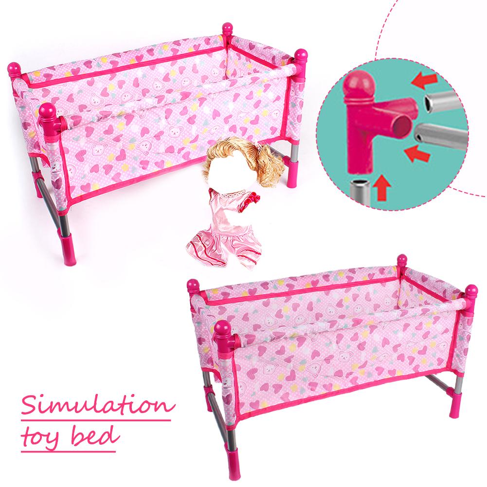 Toy Bed Simulation Baby Doll B - Baby Nursery Furniture ulasan dan harga