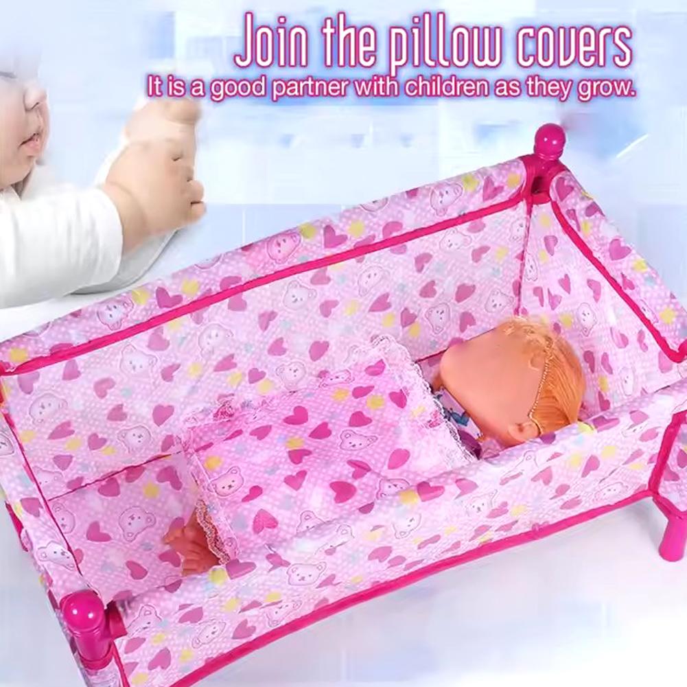 Toy Bed Simulation Baby Doll B - Baby Nursery Furniture ulasan dan harga