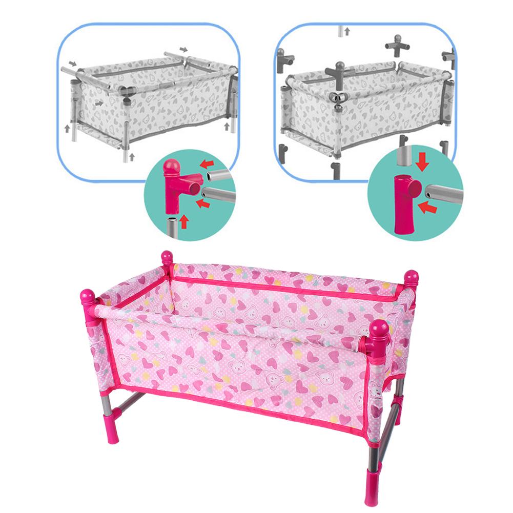 Toy Bed Simulation Baby Doll B - Baby Nursery Furniture ulasan dan harga