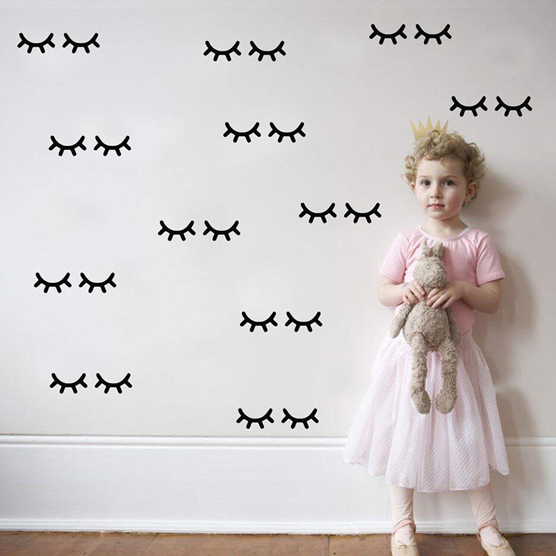 Kids Room Decoration  Eyelash  - Baby Nursery Wall Stickers ulasan dan harga