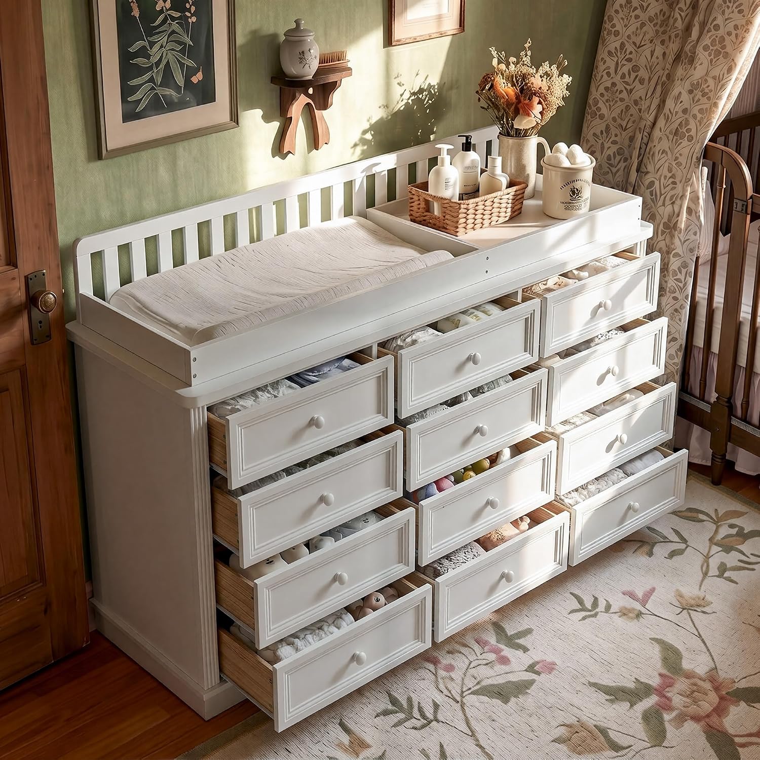 Baby Changing Table Dresser, 1 - Baby Nursery Dresser ulasan dan harga