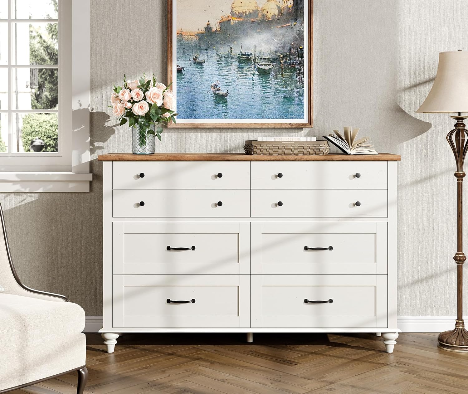Modern  Kids Dresser with 7 Dr - Baby Nursery Dresser ulasan dan harga