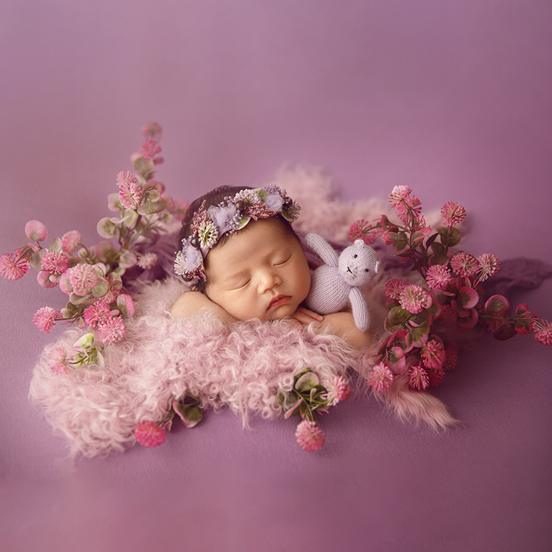 Purple Tones Newborn Photograp - Baby Wrap Stretchy ulasan dan harga
