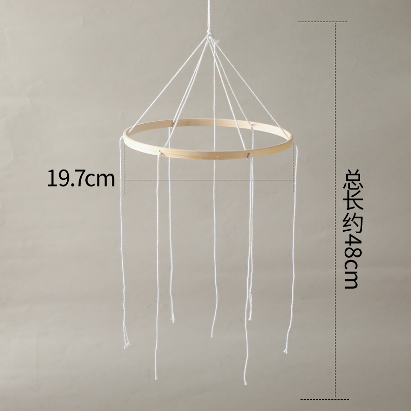 Bamboo Mobile Frame Hanging Cr - Baby Nursery Mobile ulasan dan harga