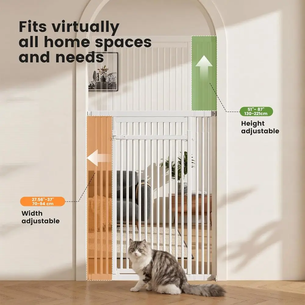 Extra Tall 51-87 Adjustable Ca - Baby Gate Extra Wide ulasan dan harga