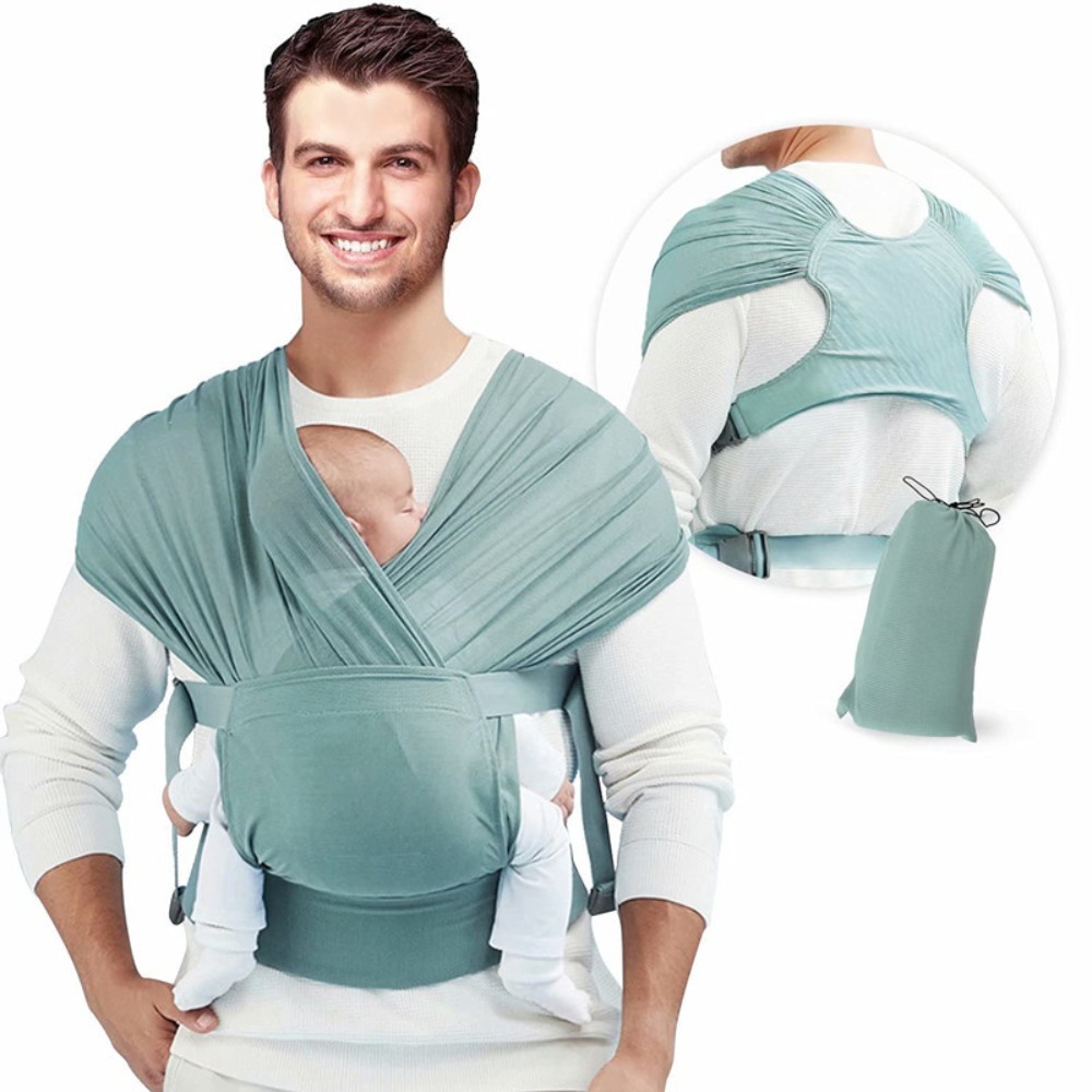 Portable Ergonomic Newborn Bab - Baby Wrap Stretchy ulasan dan harga