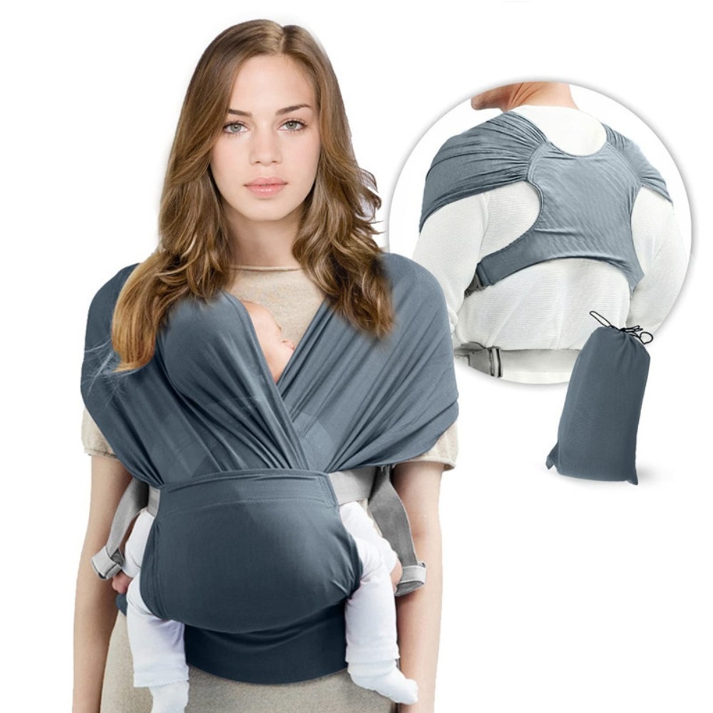 Portable Ergonomic Newborn Bab - Baby Wrap Stretchy ulasan dan harga