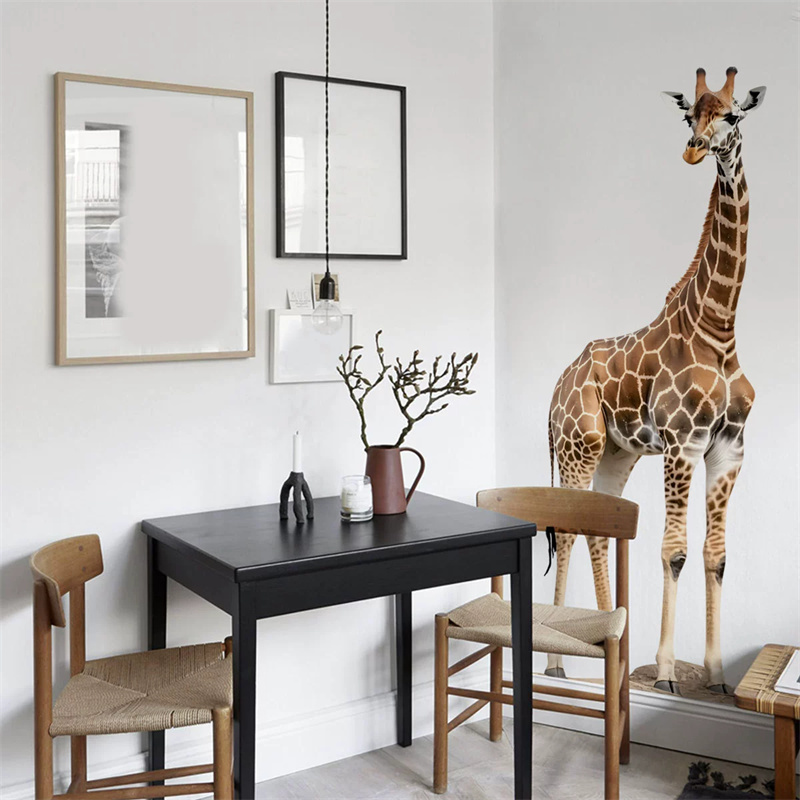 Large Safari Animals Giraffe S - Baby Nursery Wall Stickers ulasan dan harga