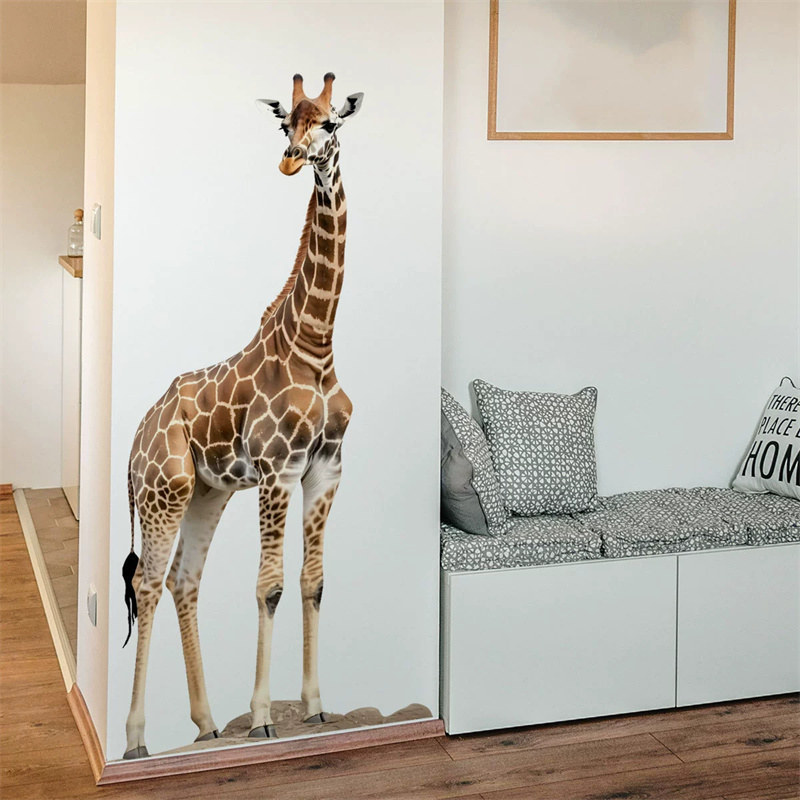 Large Safari Animals Giraffe S - Baby Nursery Wall Stickers ulasan dan harga